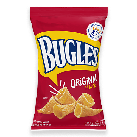 Bugles in Original flavor, front of pack